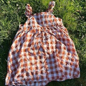 Gingham Babydoll Sundress